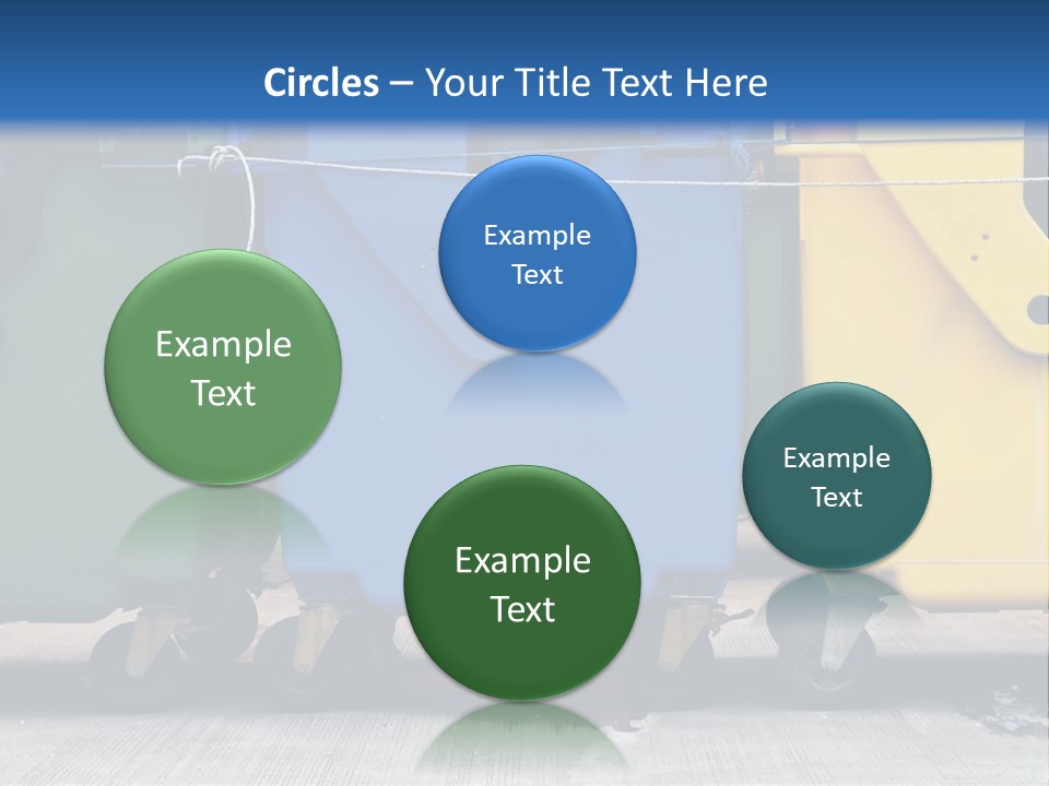 Container Waste Closed PowerPoint Template