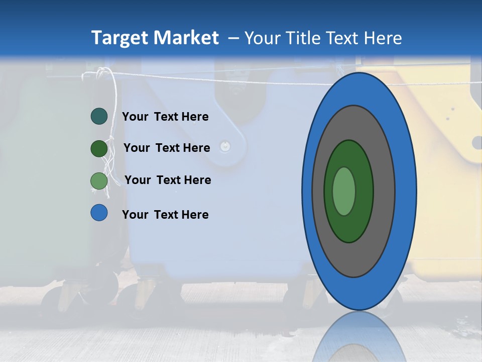 Container Waste Closed PowerPoint Template