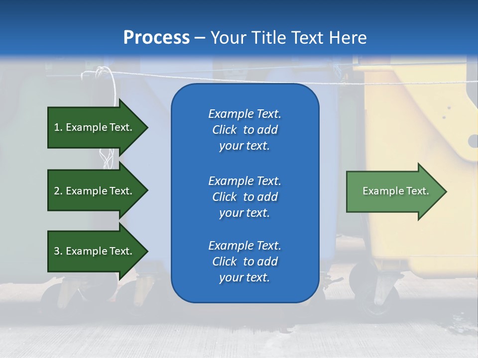 Container Waste Closed PowerPoint Template