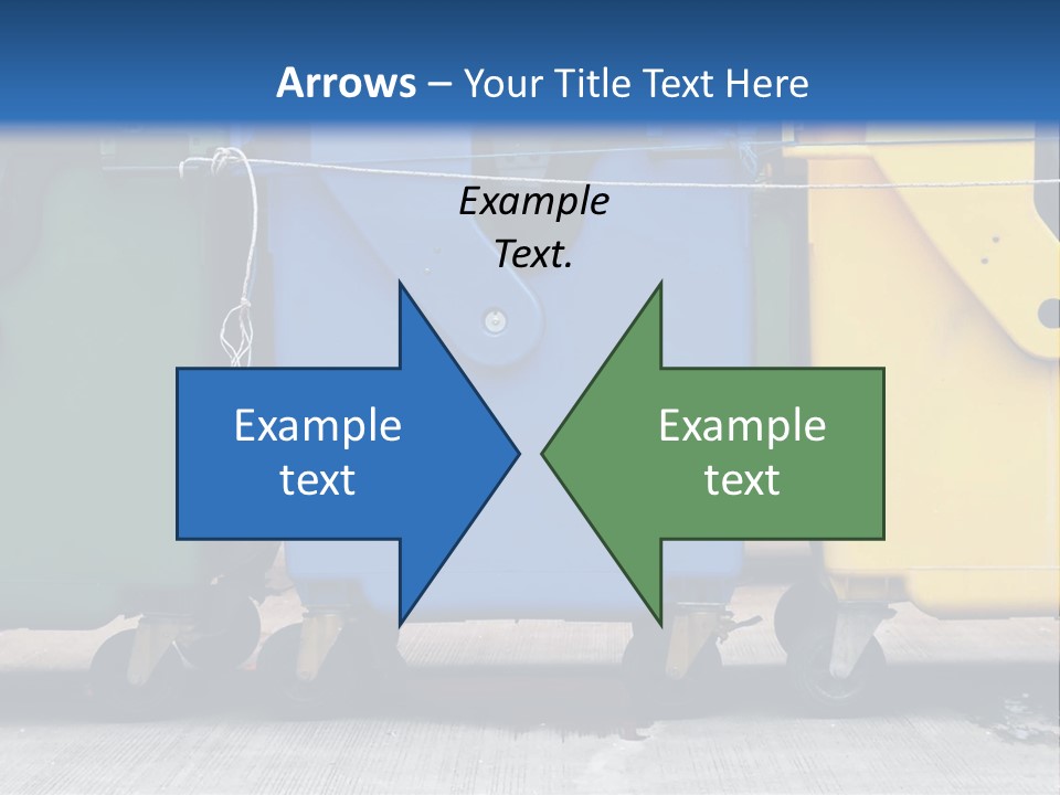 Container Waste Closed PowerPoint Template