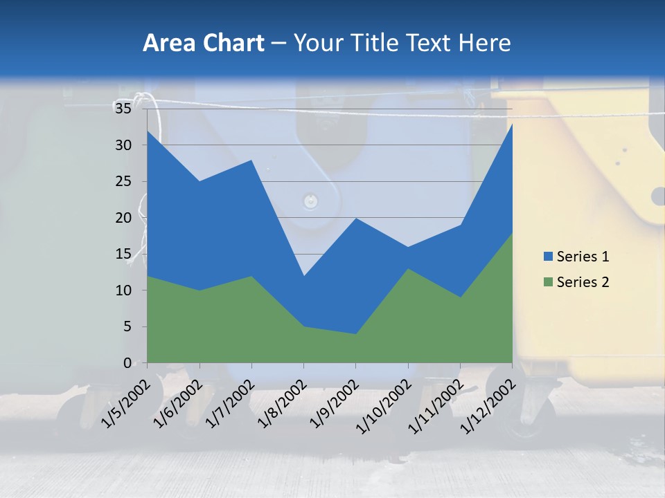 Container Waste Closed PowerPoint Template