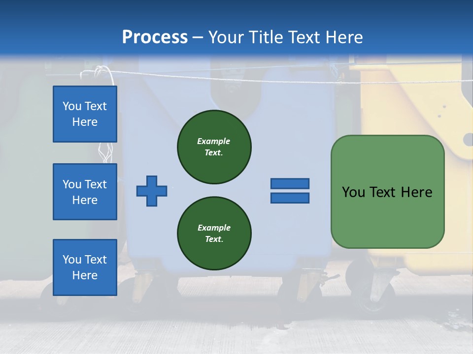 Container Waste Closed PowerPoint Template