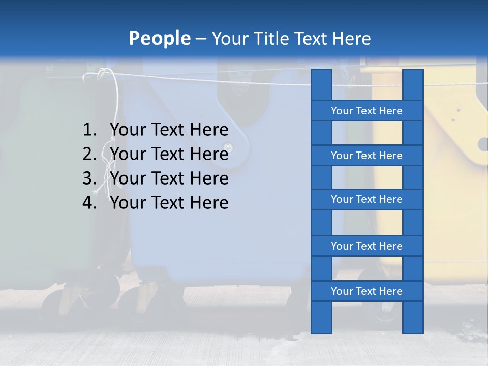 Container Waste Closed PowerPoint Template