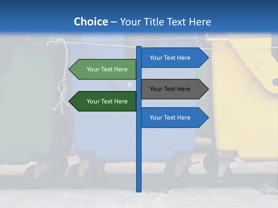 Container Waste Closed PowerPoint Template