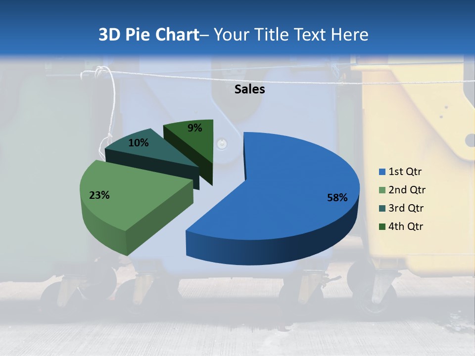 Container Waste Closed PowerPoint Template