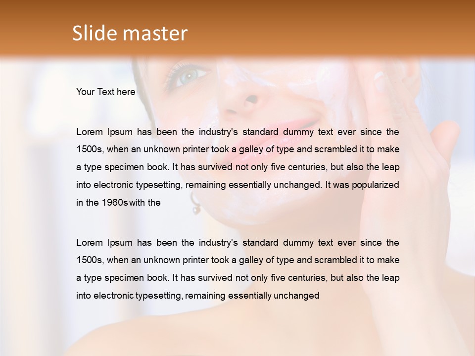 Attractive Medical Bathroom PowerPoint Template