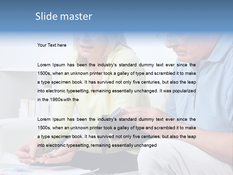 Facial Mask Happy PowerPoint Template