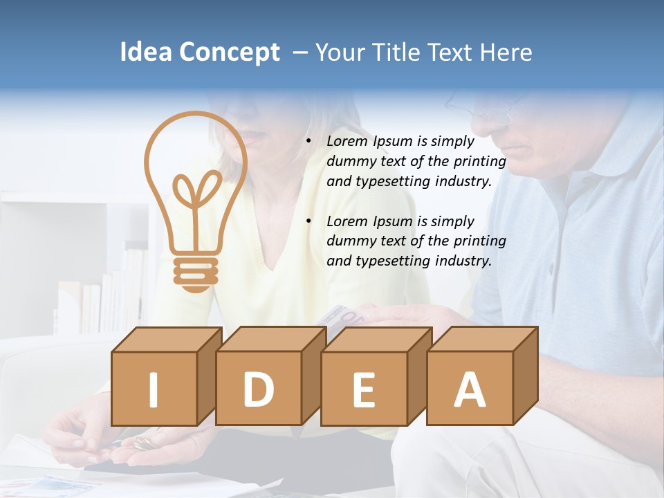 Facial Mask Happy PowerPoint Template