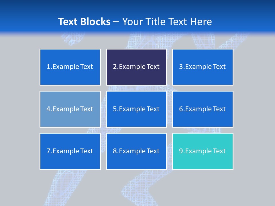 A Man Running On A Black And Blue Background PowerPoint Template