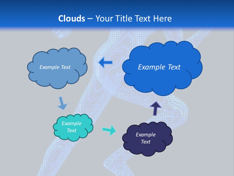 A Man Running On A Black And Blue Background PowerPoint Template