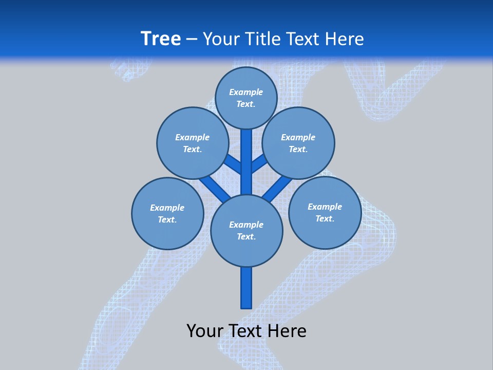 A Man Running On A Black And Blue Background PowerPoint Template