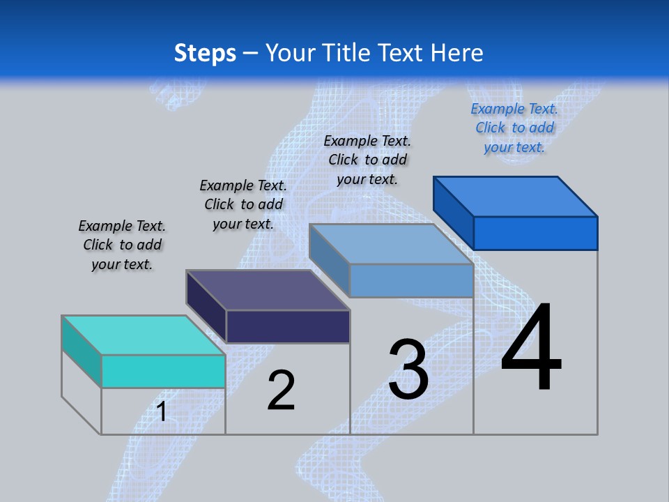 A Man Running On A Black And Blue Background PowerPoint Template