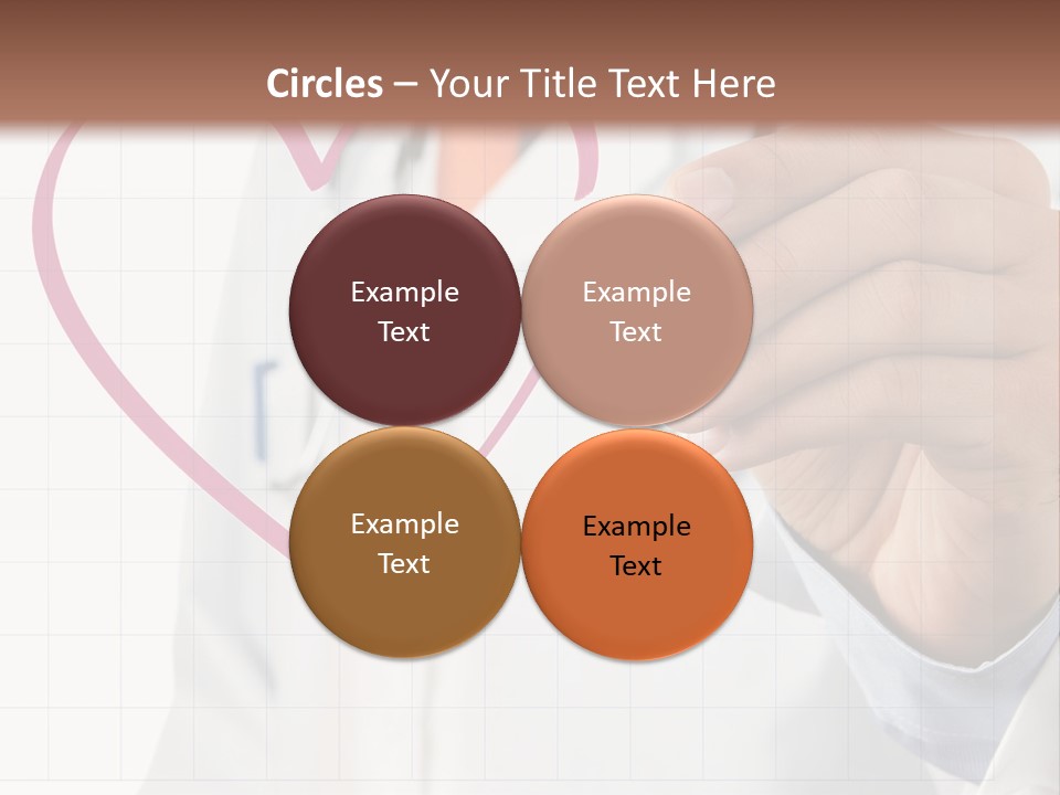 Circle Group Stack PowerPoint Template