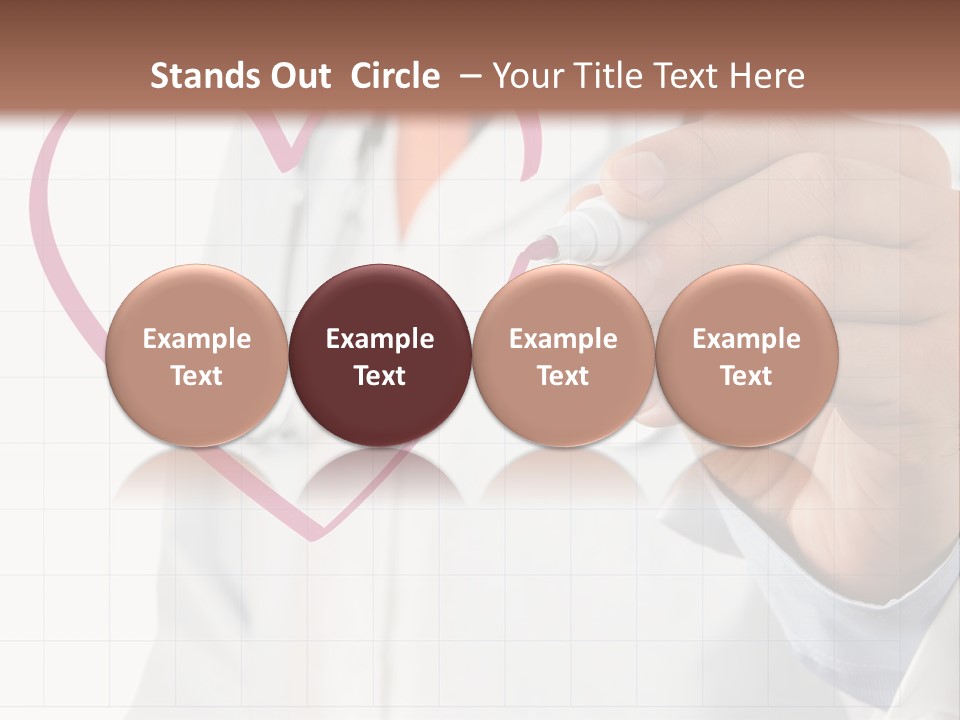 Circle Group Stack PowerPoint Template