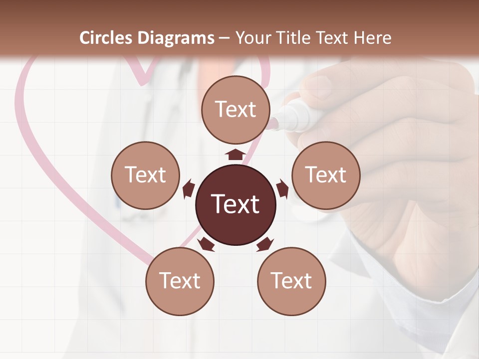 Circle Group Stack PowerPoint Template