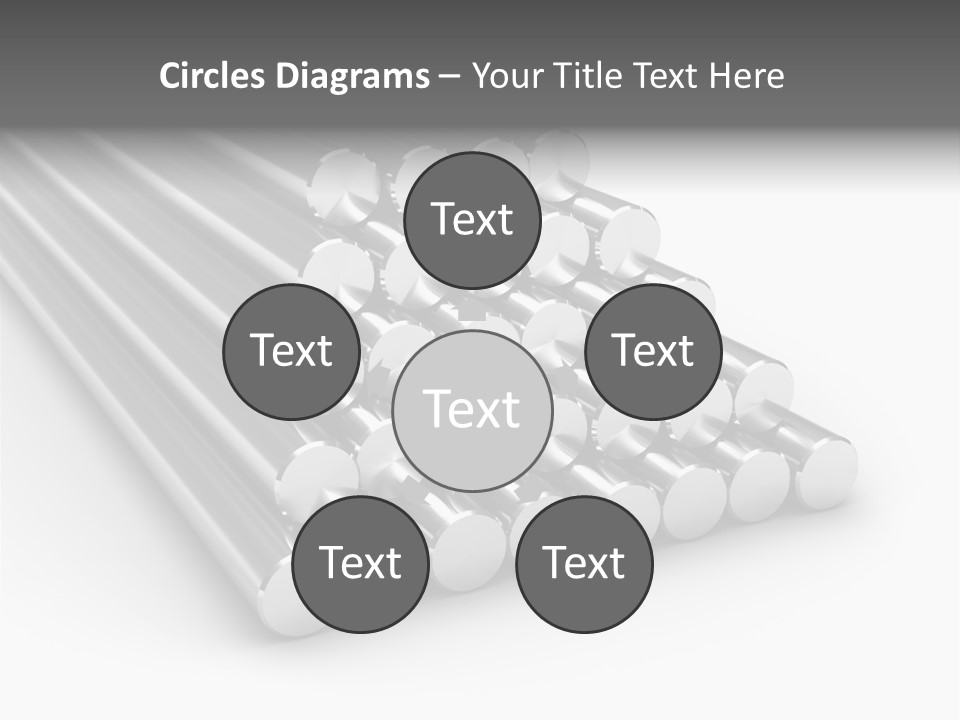 Circle Group Stack PowerPoint Template