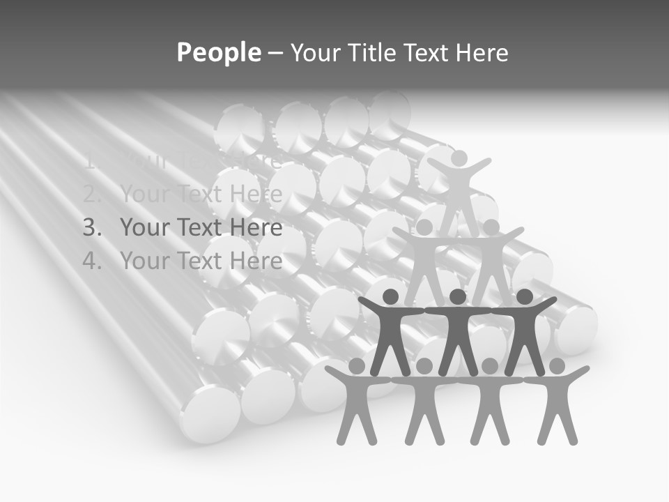 Circle Group Stack PowerPoint Template