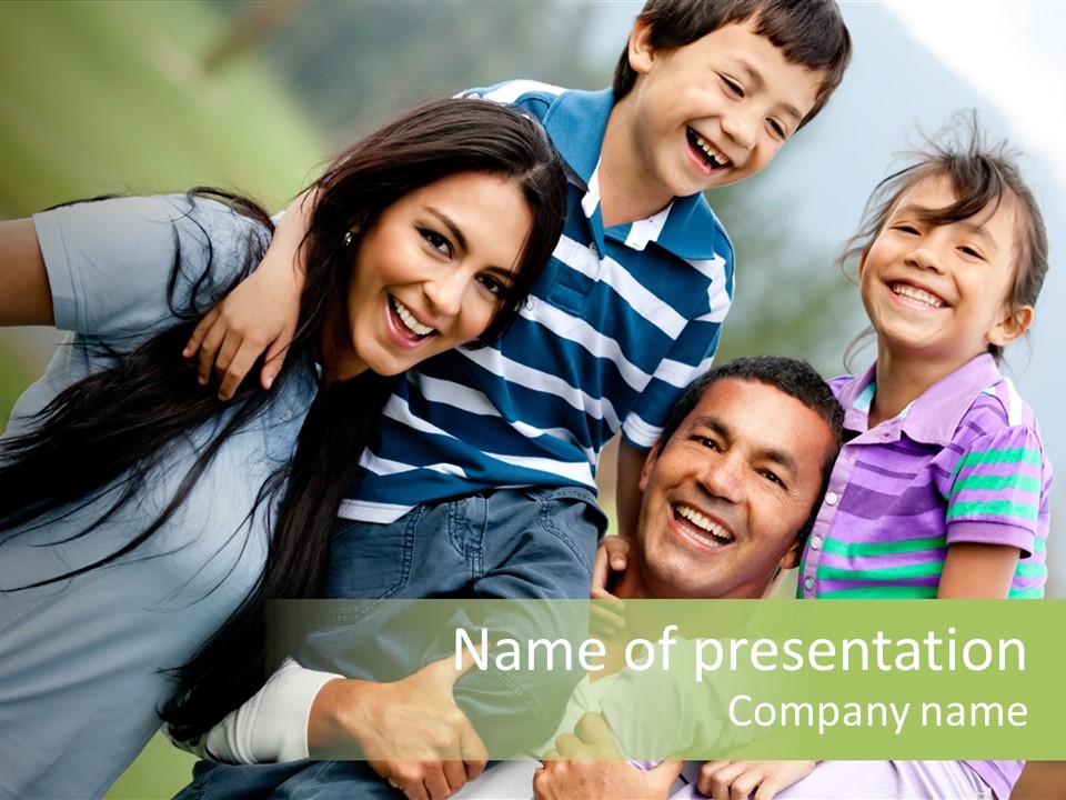 Family Fun Lifestyle PowerPoint Template