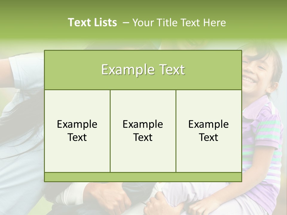 Family Fun Lifestyle PowerPoint Template