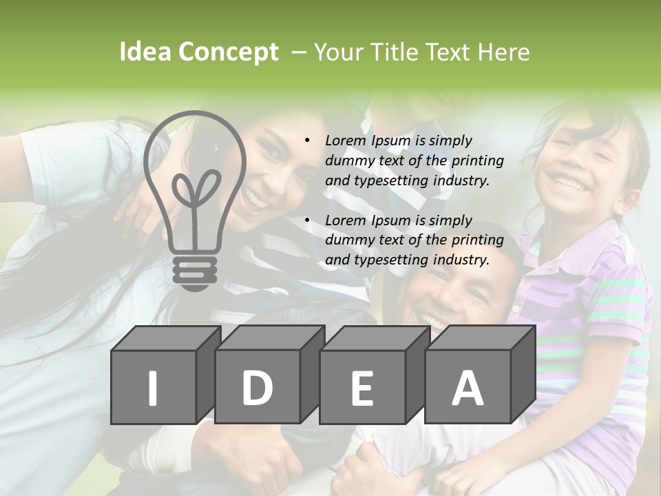 Family Fun Lifestyle PowerPoint Template