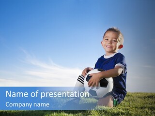 Young Shin Child PowerPoint Template