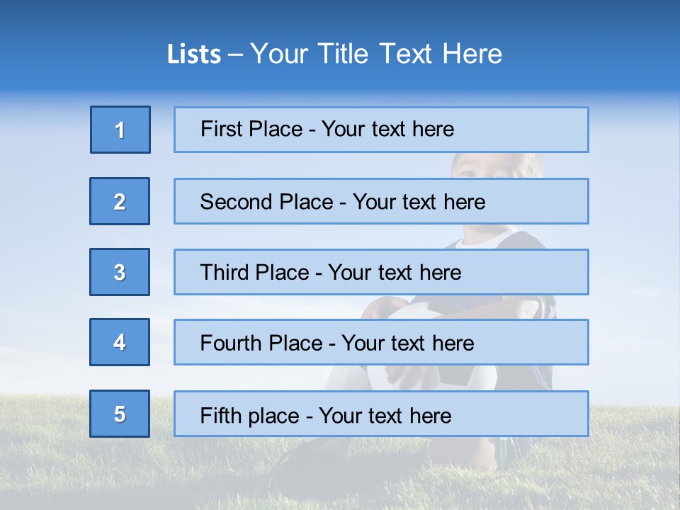Young Shin Child PowerPoint Template