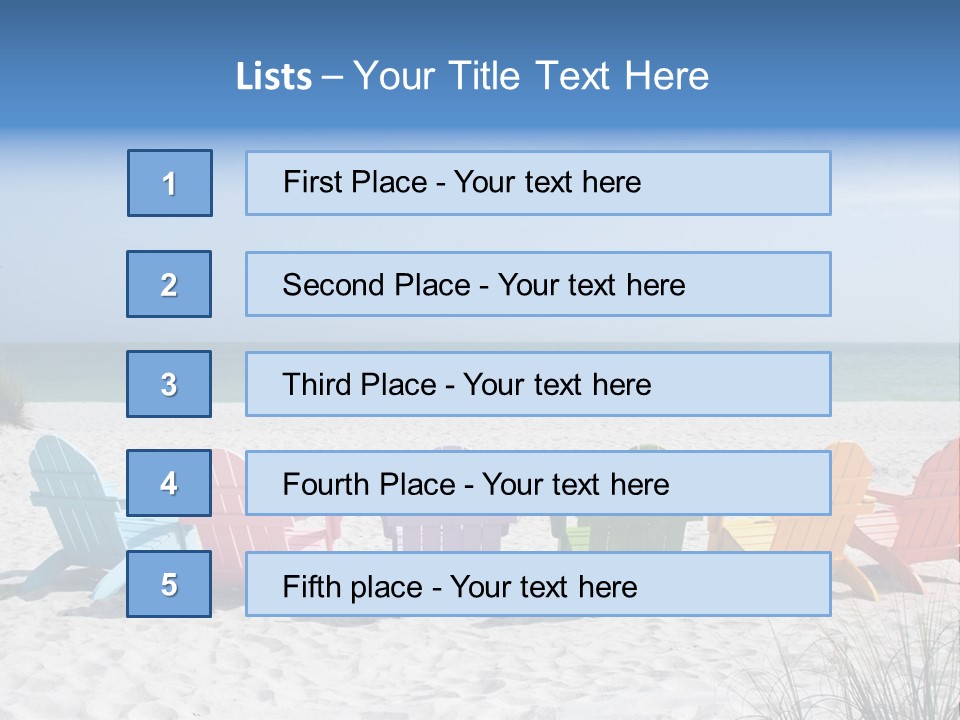 Coastline Relax Summer PowerPoint Template