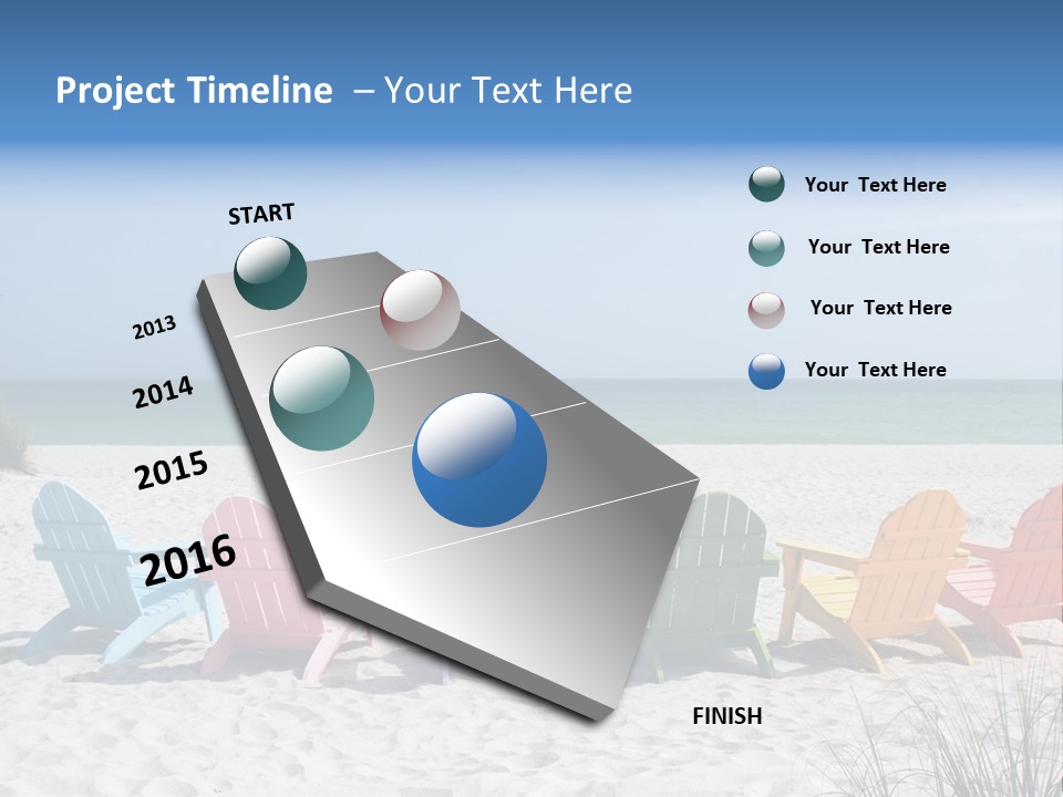 Coastline Relax Summer PowerPoint Template