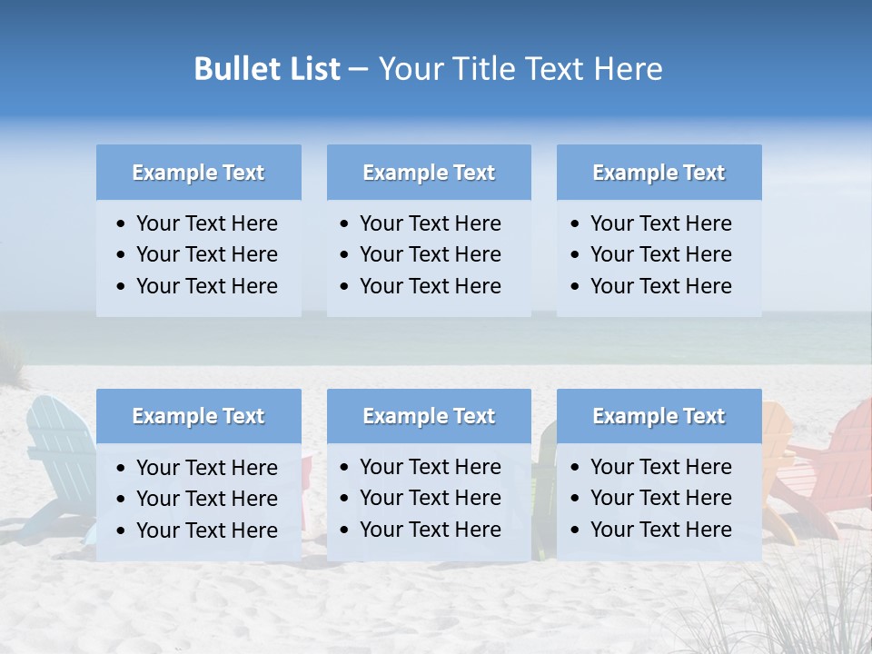 Coastline Relax Summer PowerPoint Template