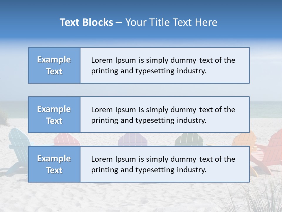 Coastline Relax Summer PowerPoint Template