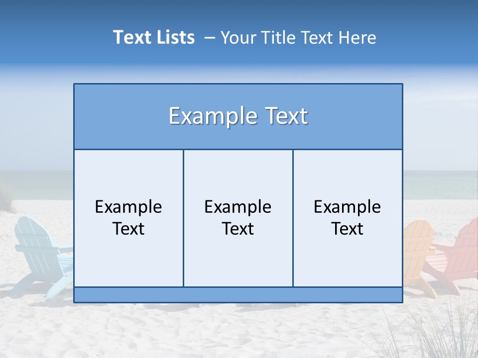 Coastline Relax Summer PowerPoint Template