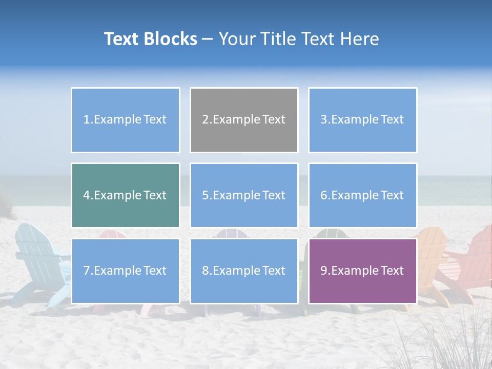 Coastline Relax Summer PowerPoint Template