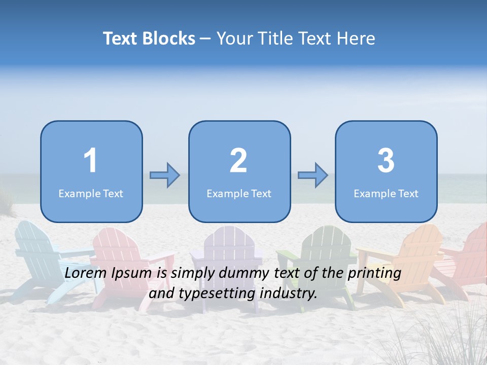 Coastline Relax Summer PowerPoint Template