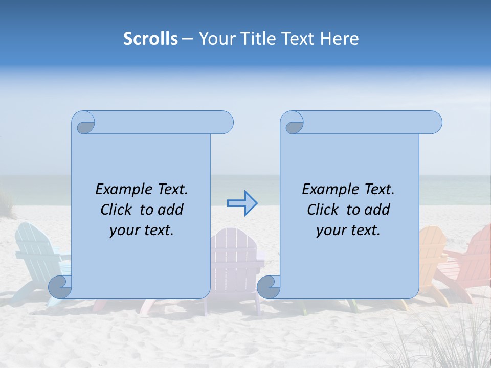Coastline Relax Summer PowerPoint Template