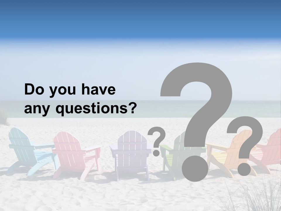 Coastline Relax Summer PowerPoint Template