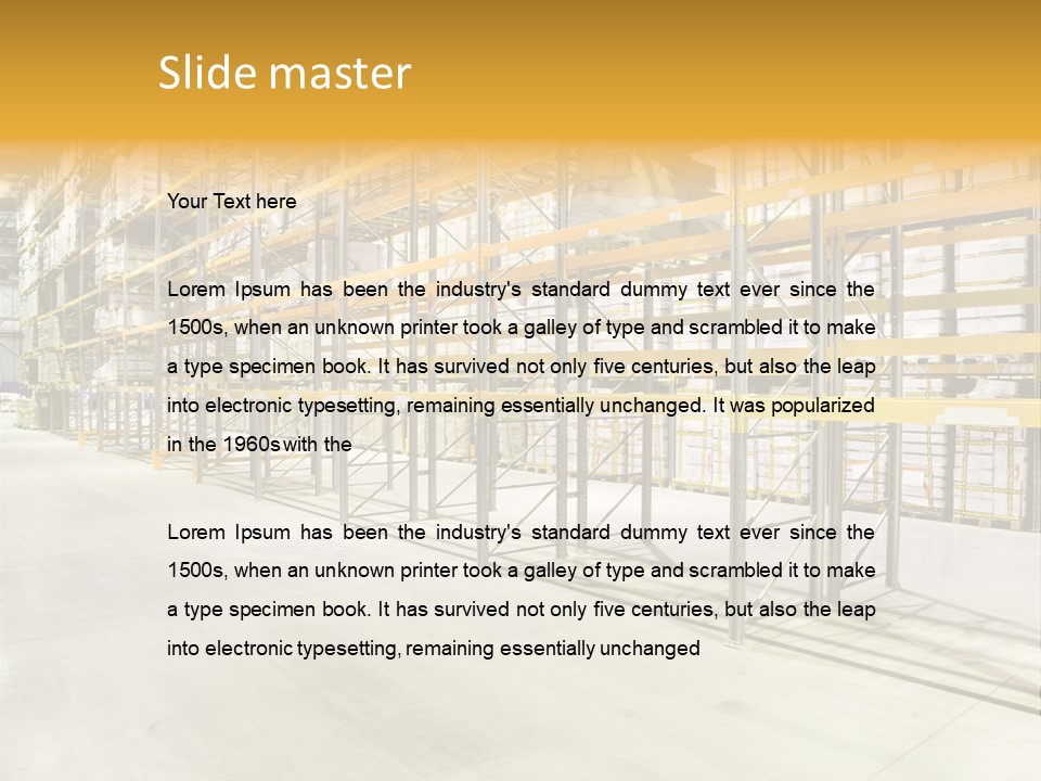 Structure Large Storage PowerPoint Template