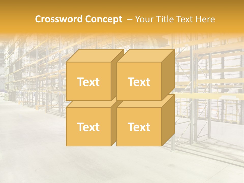 Structure Large Storage PowerPoint Template