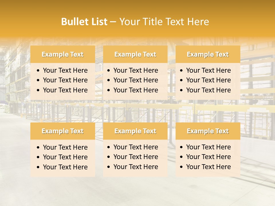 Structure Large Storage PowerPoint Template
