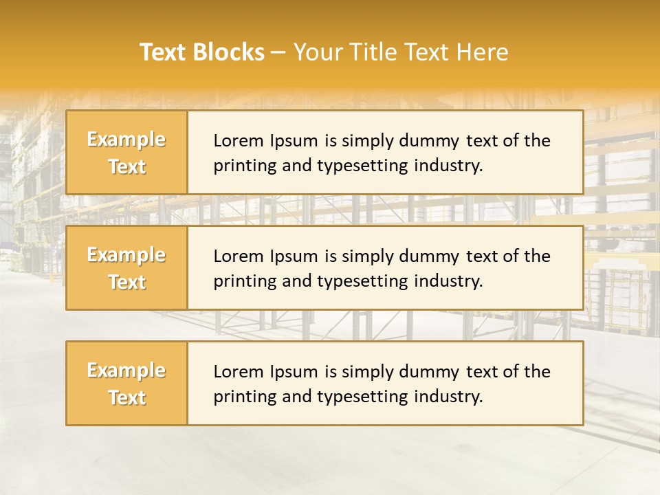 Structure Large Storage PowerPoint Template