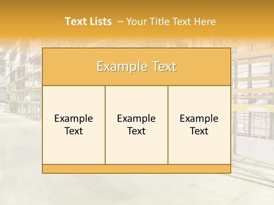 Structure Large Storage PowerPoint Template