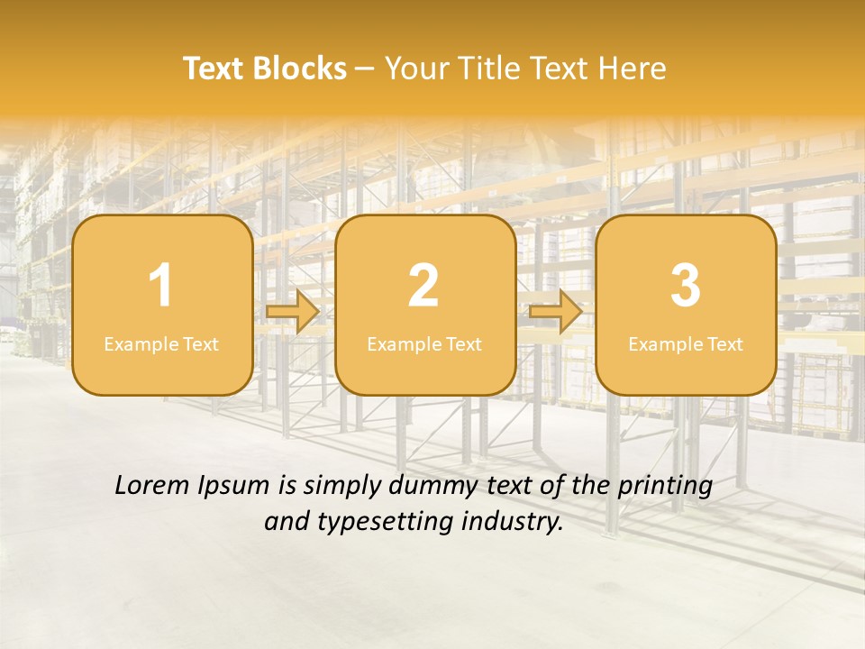 Structure Large Storage PowerPoint Template