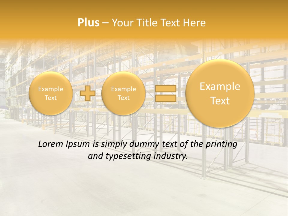 Structure Large Storage PowerPoint Template
