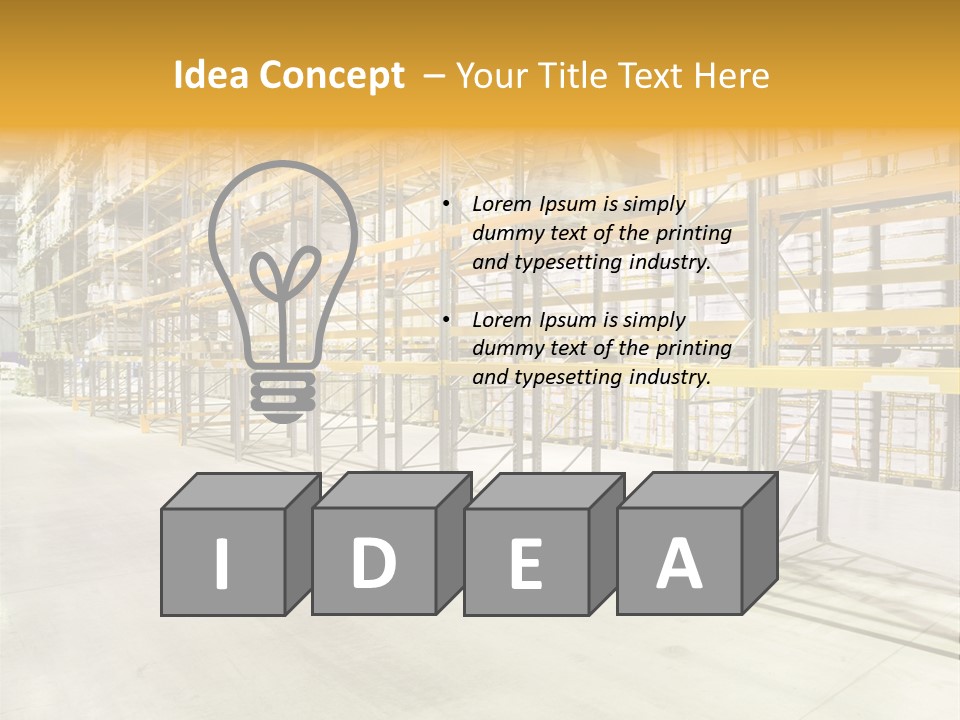 Structure Large Storage PowerPoint Template