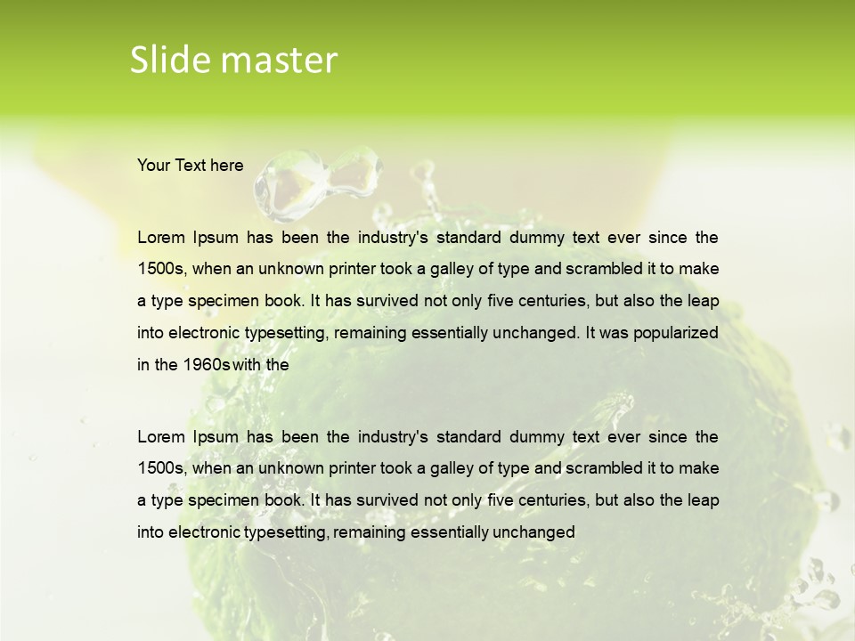 Web Standing Artistic PowerPoint Template