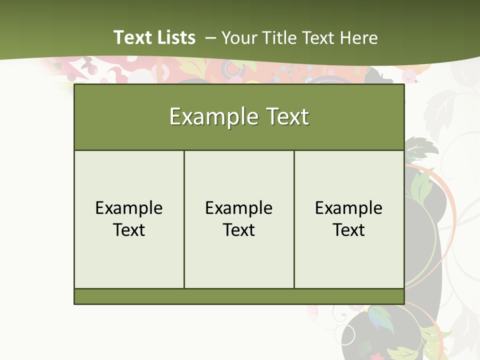 A Woman With Colorful Flowers On Her Body Powerpoint Template PowerPoint Template