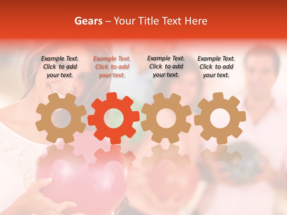 Team Men Joyful PowerPoint Template