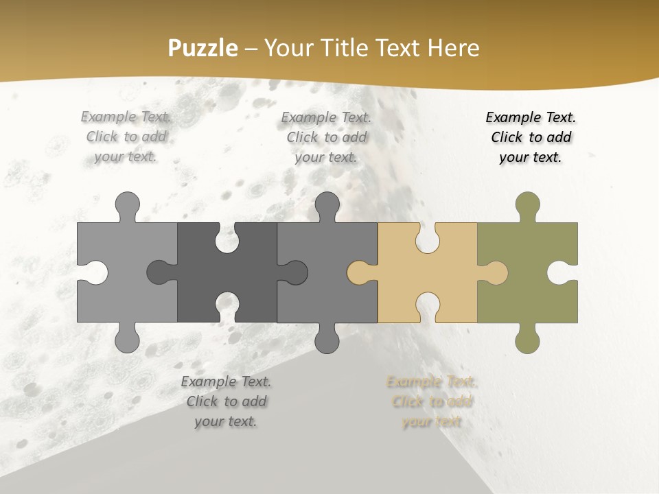 A Corner Of A Room With Moldy Walls PowerPoint Template