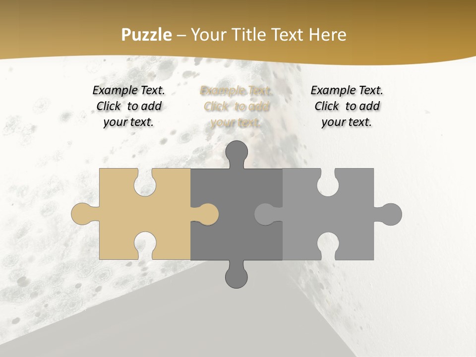 A Corner Of A Room With Moldy Walls PowerPoint Template