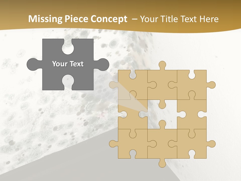 A Corner Of A Room With Moldy Walls PowerPoint Template