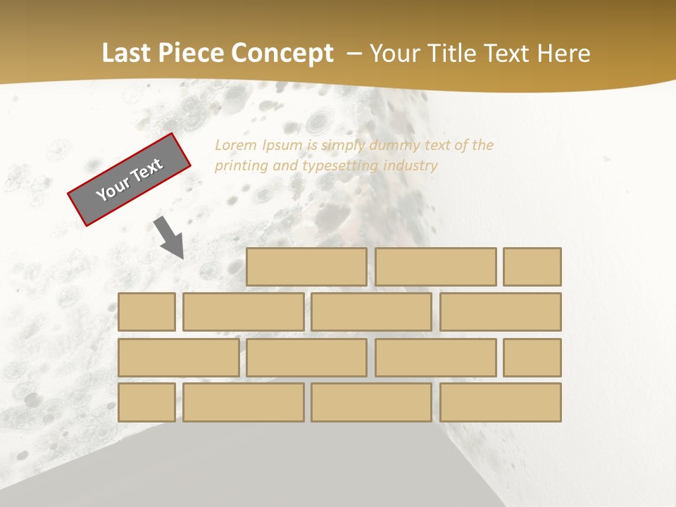 A Corner Of A Room With Moldy Walls PowerPoint Template
